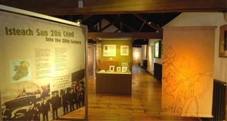 Image of the gym equipment and mural at Rosie's Cottage